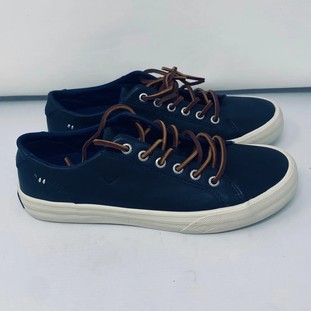 SPERRY*Navy Leather Striper II LTT*US 7*$99 - Picture 4 of 8